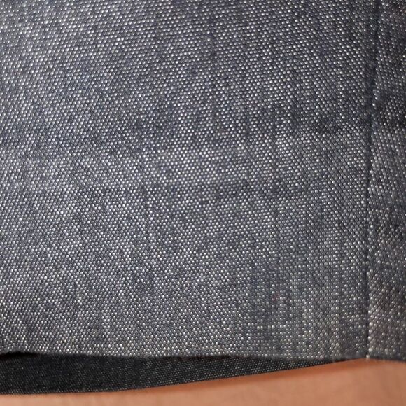 LOFT 6 Denim Like Chambray Navy Cotton Dress Shorts - Picture 6 of 11